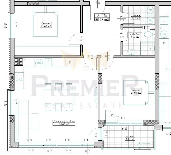 Продава  3-стаен град Варна , Победа , 98 кв.м | 65189336 - изображение [6]