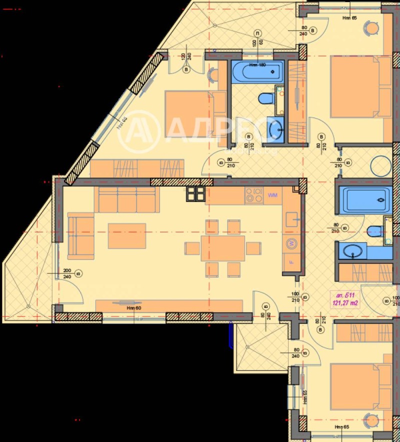 Продава МНОГОСТАЕН, гр. София, Манастирски ливади, снимка 2 - Апартаменти - 53028621