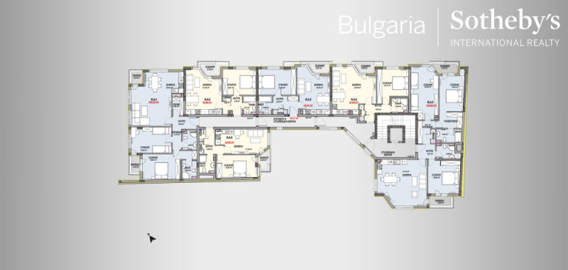 Myytävänä  1 makuuhuone Sofia , Krasno selo , 63 neliömetriä | 21224711 - kuva [6]