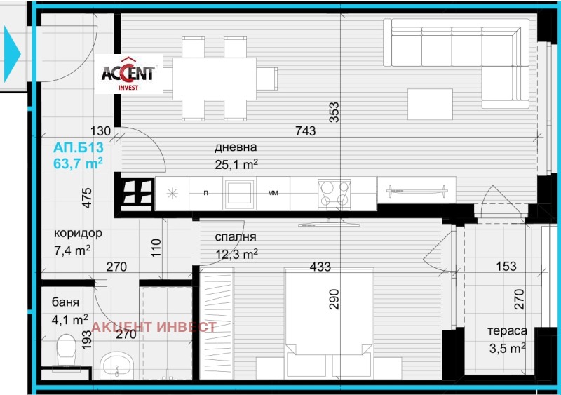Продава 2-СТАЕН, гр. Варна, Аспарухово