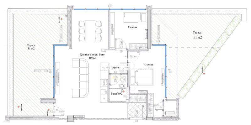 Zu verkaufen  2 Schlafzimmer Plowdiw , Zentar , 173 qm | 69276640 - Bild [2]
