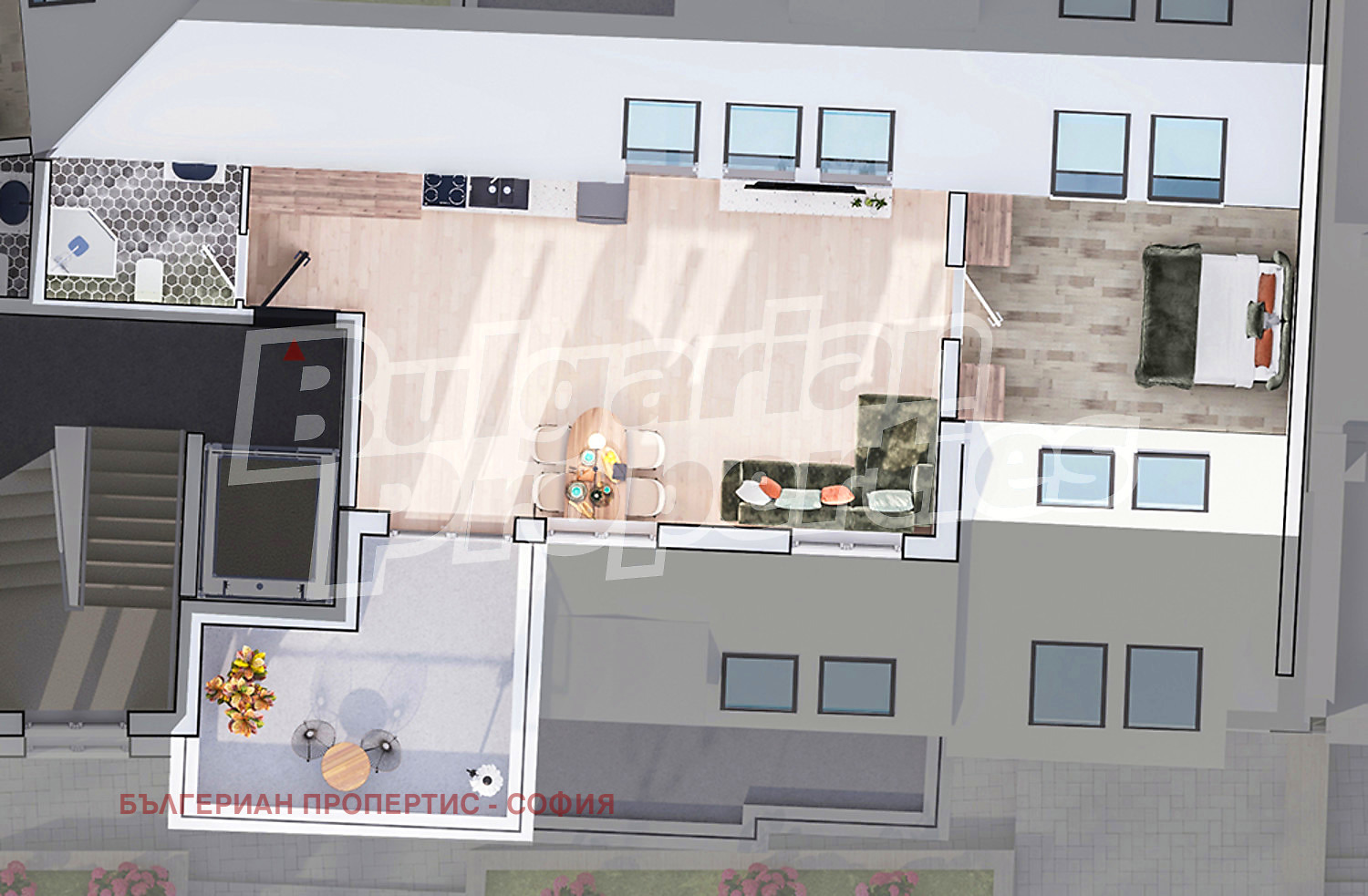 Продава 2-СТАЕН, гр. София, Стрелбище, снимка 2 - Апартаменти - 53734422