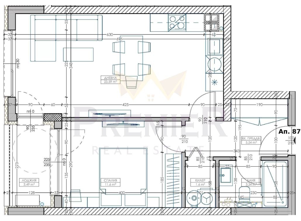 Продава 2-СТАЕН, гр. Варна, Младост 1, снимка 2 - Апартаменти - 53900418