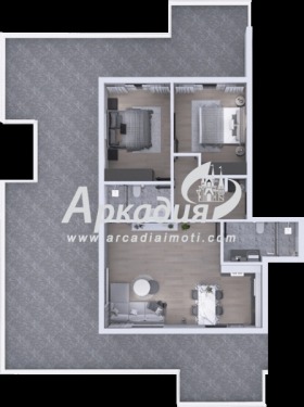 2 bedroom Ostromila, Plovdiv 1