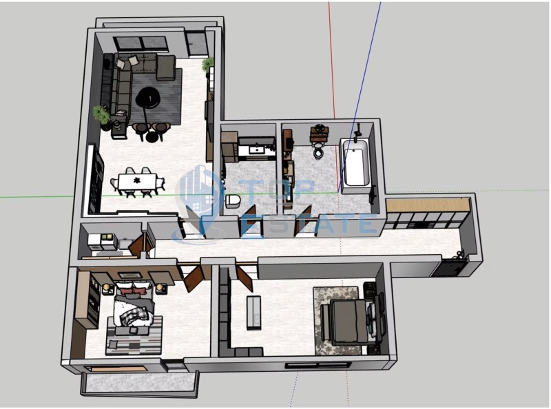 Zu verkaufen  2 Schlafzimmer Weliko Tarnowo , Buzludscha , 113 qm | 94617359 - Bild [3]