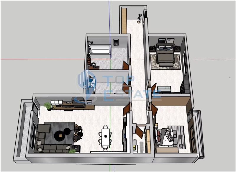 Zu verkaufen  2 Schlafzimmer Weliko Tarnowo , Buzludscha , 113 qm | 94617359 - Bild [2]