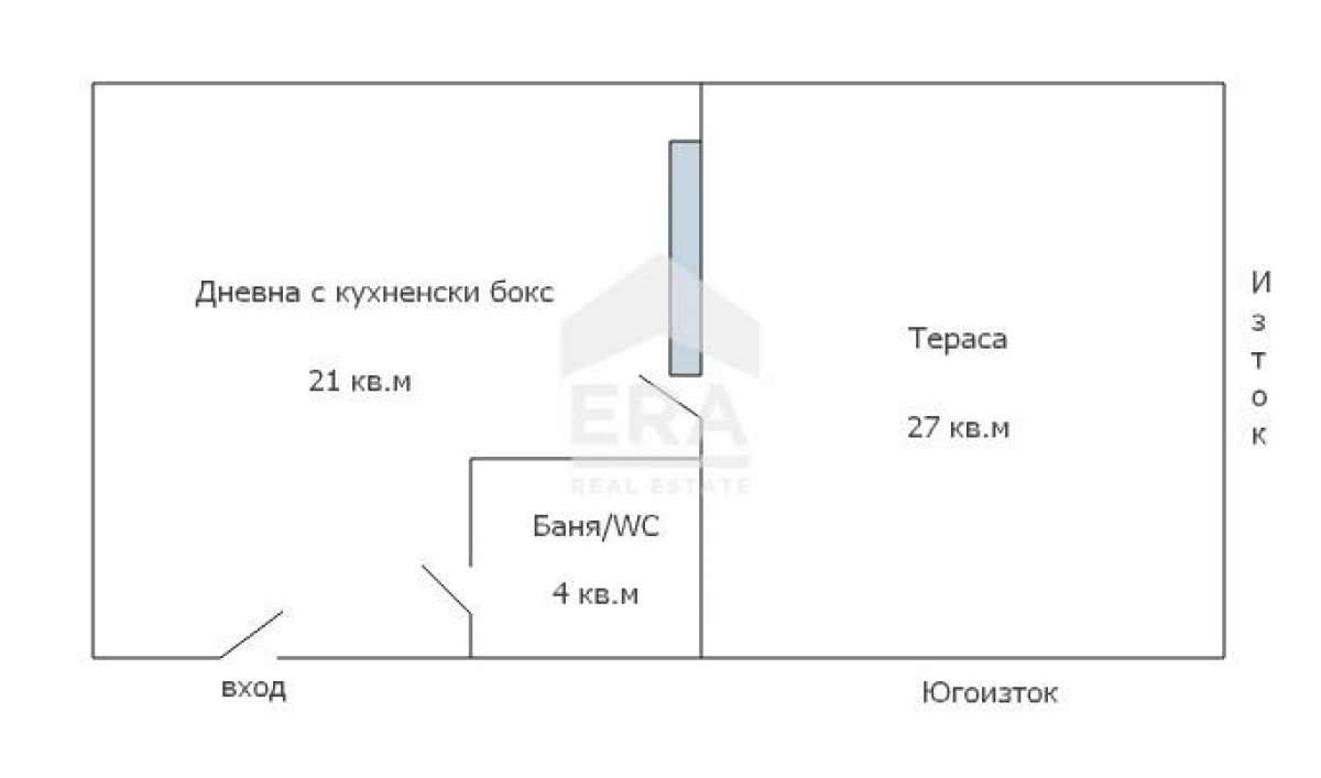 Продава 1-СТАЕН, гр. Варна, Цветен квартал, снимка 17 - Апартаменти - 55615316