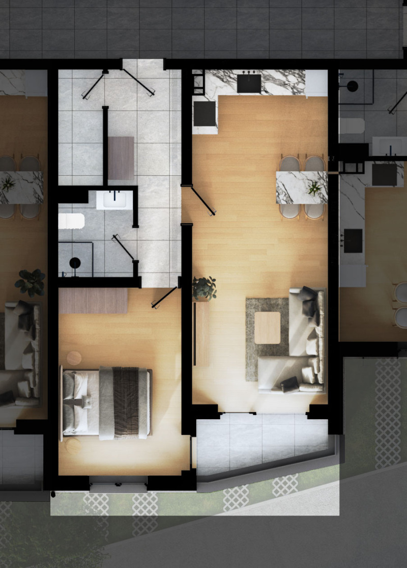 Na sprzedaż  1 sypialnia Sofia , Drużba 2 , 75 mkw | 96805112 - obraz [2]