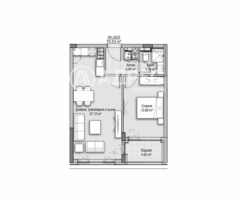 Продава 2-СТАЕН, гр. София, Кръстова вада, снимка 4 - Апартаменти - 54781172