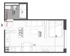 Studio Zona B-5-3, Sofia 1