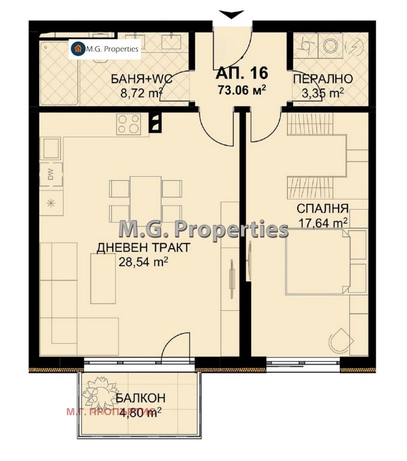 Zu verkaufen  1 Schlafzimmer Warna , Briz , 89 qm | 27412439 - Bild [2]