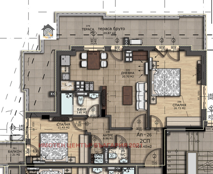 Продава 3-СТАЕН, гр. София, област София-град, снимка 8 - Aпартаменти - 46858629