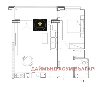 Продава  2-стаен град Пловдив , Младежки Хълм , 79 кв.м | 60870060 - изображение [2]