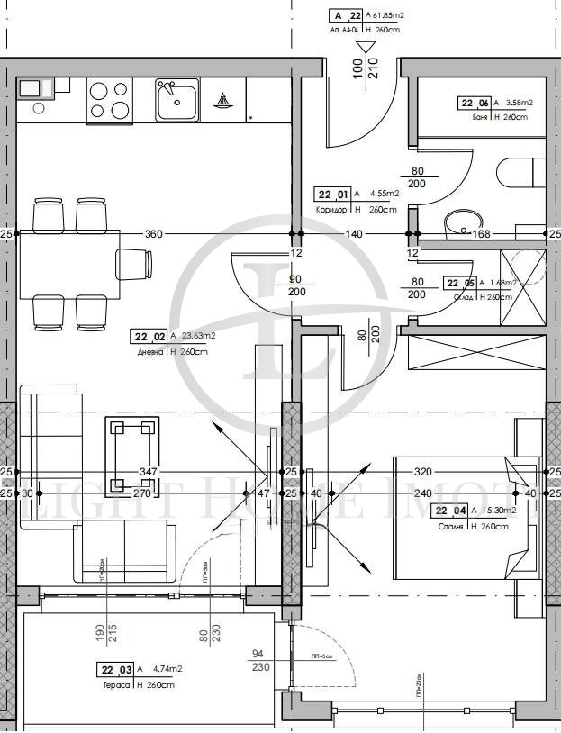 À venda  1 quarto Plovdiv , Karchiiaka , 72 m² | 85680843 - imagem [4]