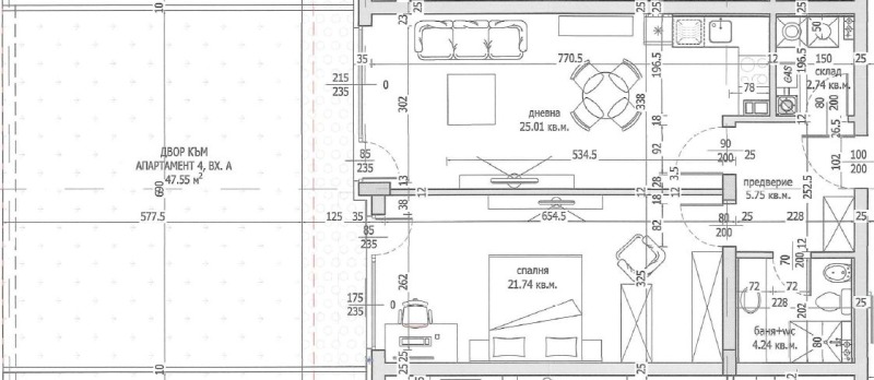 Till salu  1 sovrum Sofia , Malinova dolina , 107 kvm | 88901296
