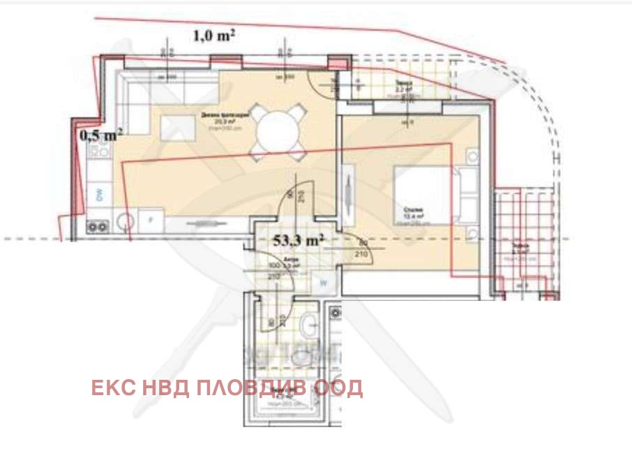 Продава 2-СТАЕН, гр. Пловдив, Център