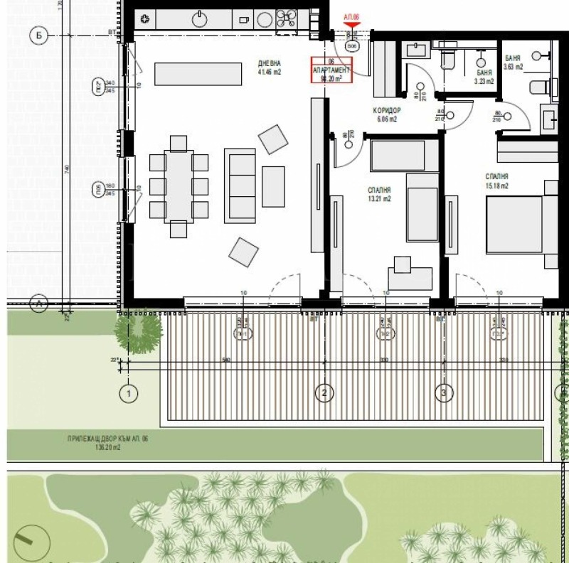 In vendita  2 camere da letto Sofia , Pancharevo , 114 mq | 42080089 - Immagine [2]