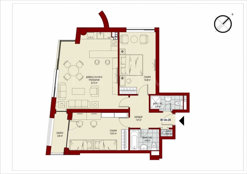 Продава  3-стаен град София , Център , 119 кв.м | 92245513 - изображение [13]