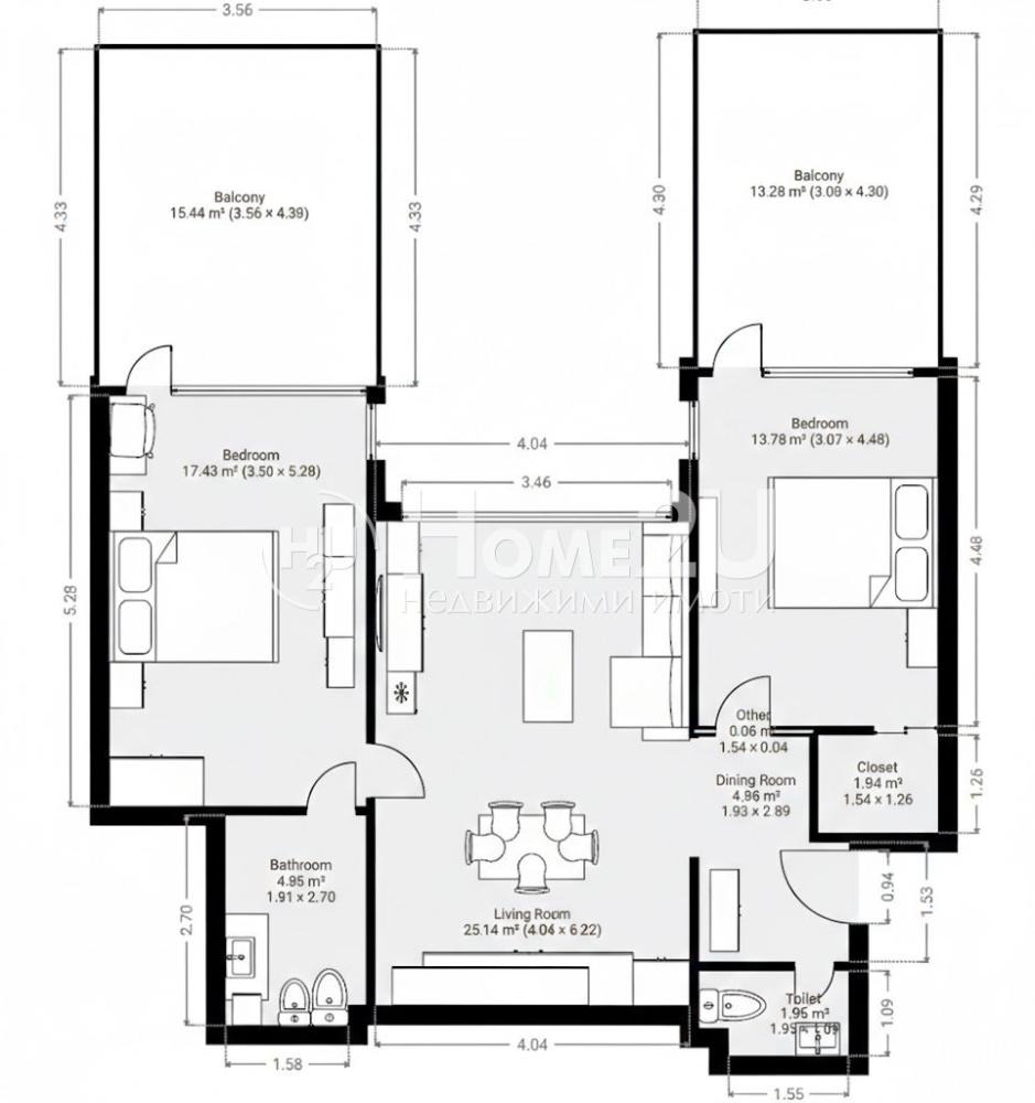 Продава 3-СТАЕН, гр. Варна, м-т Ален мак, снимка 15 - Апартаменти - 54080885