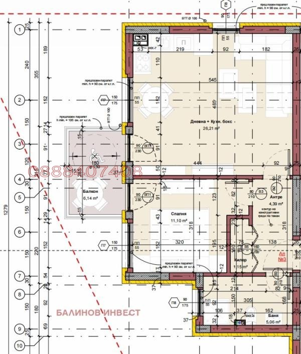 Продава 2-СТАЕН, гр. Варна, Виница, снимка 2 - Апартаменти - 55574171