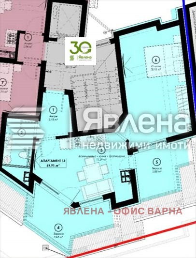 Продава 2-СТАЕН, гр. Варна, Погреби, снимка 4 - Апартаменти - 55647475
