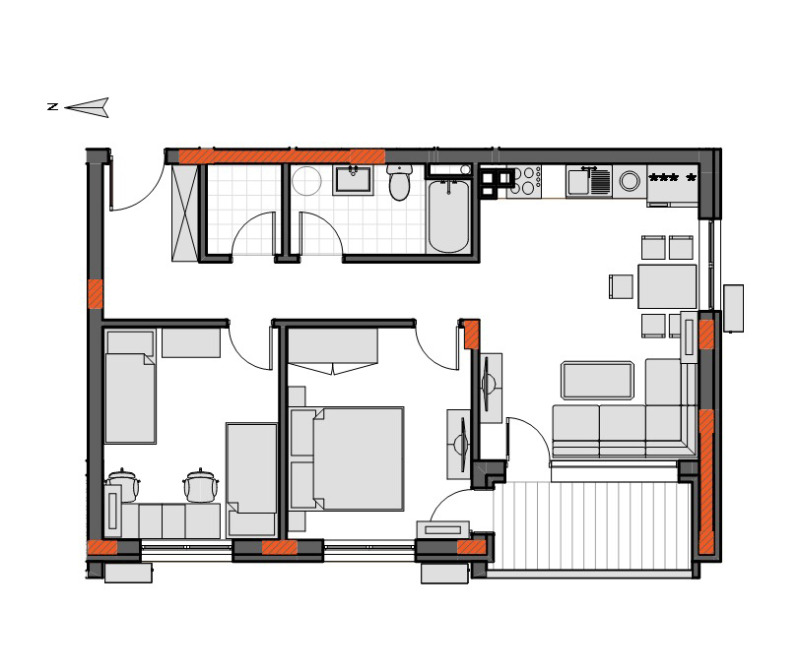 Продава 3-СТАЕН, гр. Стара Загора, Никола Петков, снимка 2 - Апартаменти - 53018258