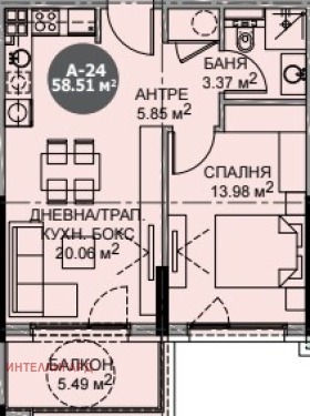 For Sale  1 bedroom Sofia , Druzhba 2 , 71 sq.m | 60419745 - image [12]