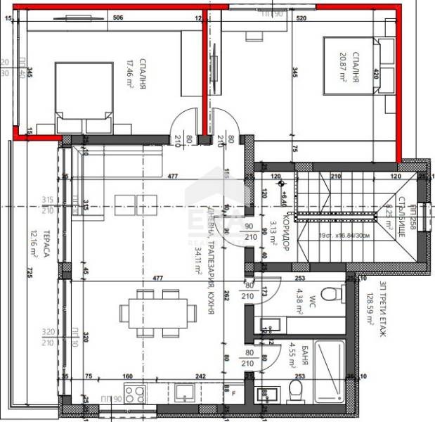 Продава 3-СТАЕН, гр. Варна, м-т Сотира, снимка 4 - Aпартаменти - 48250889