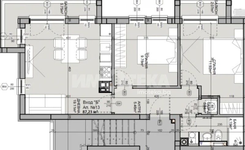 Продава 3-СТАЕН, гр. София, Манастирски ливади, снимка 4 - Апартаменти - 53427182