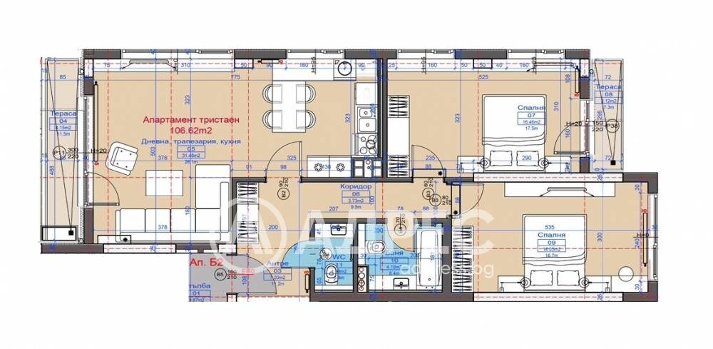 Продава 3-СТАЕН, гр. София, Бояна, снимка 4 - Апартаменти - 53227998