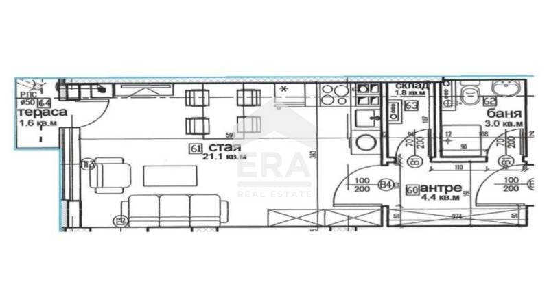 Продава 1-СТАЕН, гр. София, Витоша, снимка 2 - Апартаменти - 53092928