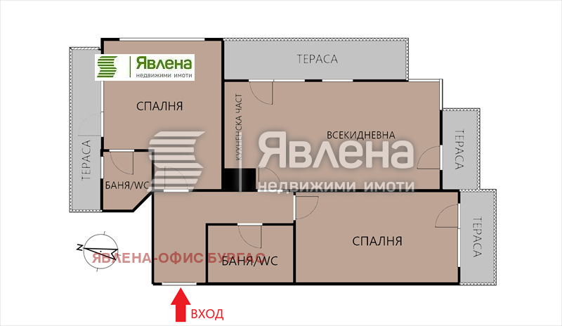 À venda  2 quartos Burgas , Izgrev , 119 m² | 33415211 - imagem [2]