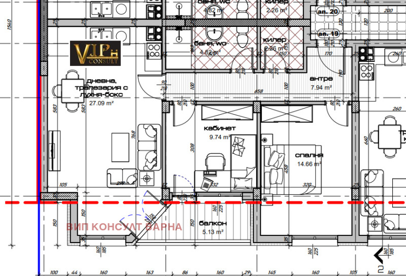 Продава 3-СТАЕН, гр. Варна, Кайсиева градина, снимка 5 - Aпартаменти - 49095580