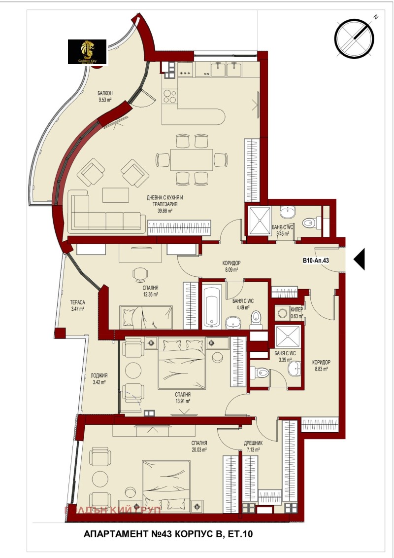 Продава 4-СТАЕН, гр. София, Сердика, снимка 1 - Aпартаменти - 47968418