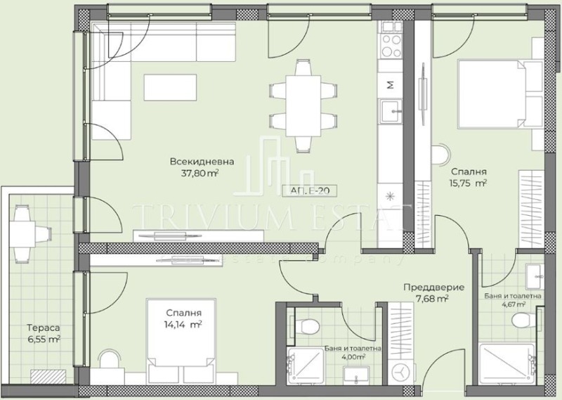 Продава 3-СТАЕН, гр. Пловдив, Остромила, снимка 3 - Апартаменти - 52737377