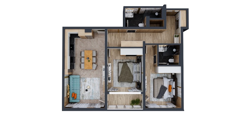 Продава 3-СТАЕН, гр. Русе, Център, снимка 14 - Апартаменти - 53043786