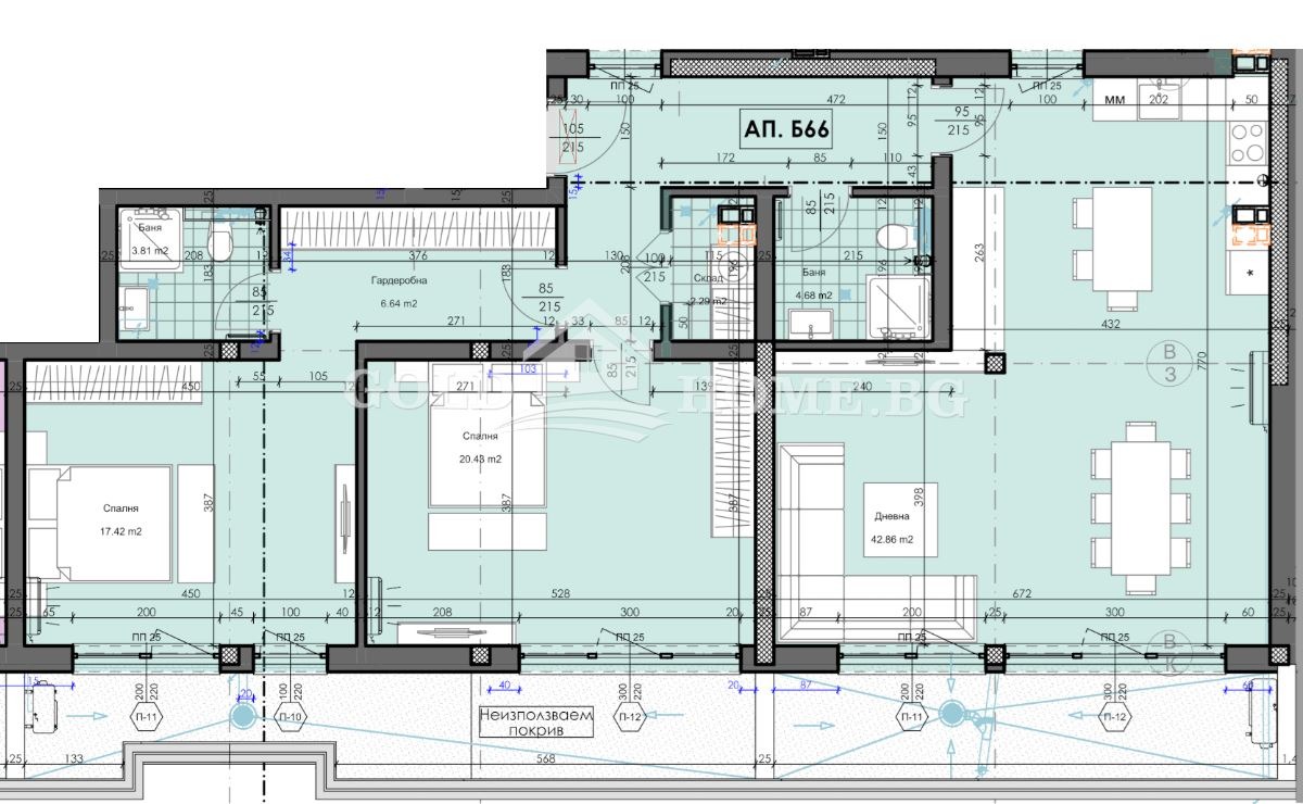 Продава 3-СТАЕН, гр. Пловдив, Гагарин, снимка 14 - Апартаменти - 54258859