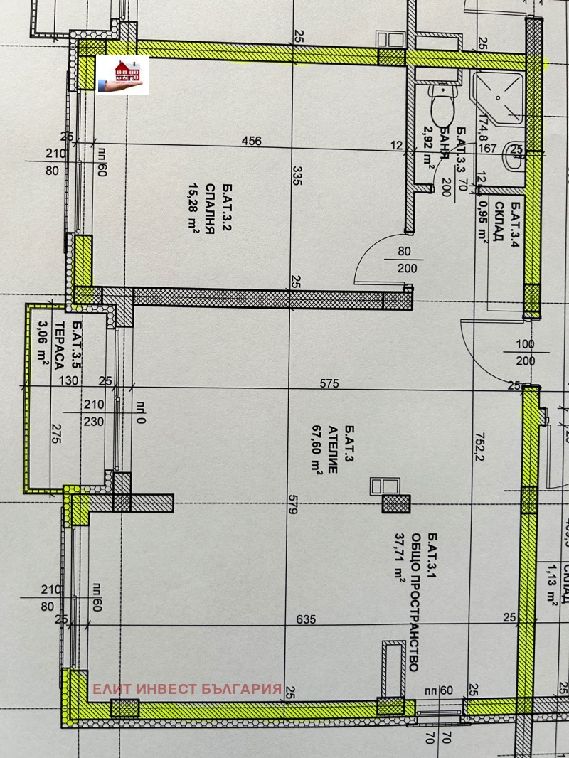 Na prodej  1 ložnice Sofia , Krastova vada , 74 m2 | 42105368 - obraz [3]