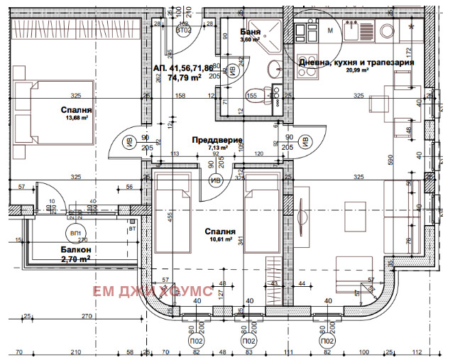 Продава  3-стаен град София , Зона Б-19 , 97 кв.м | 67018810