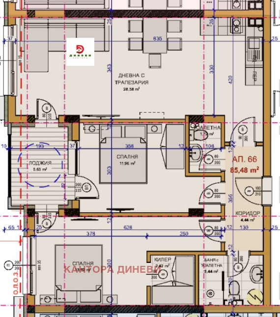Продава 3-СТАЕН, гр. Стара Загора, Железник - център, снимка 2 - Апартаменти - 55358775