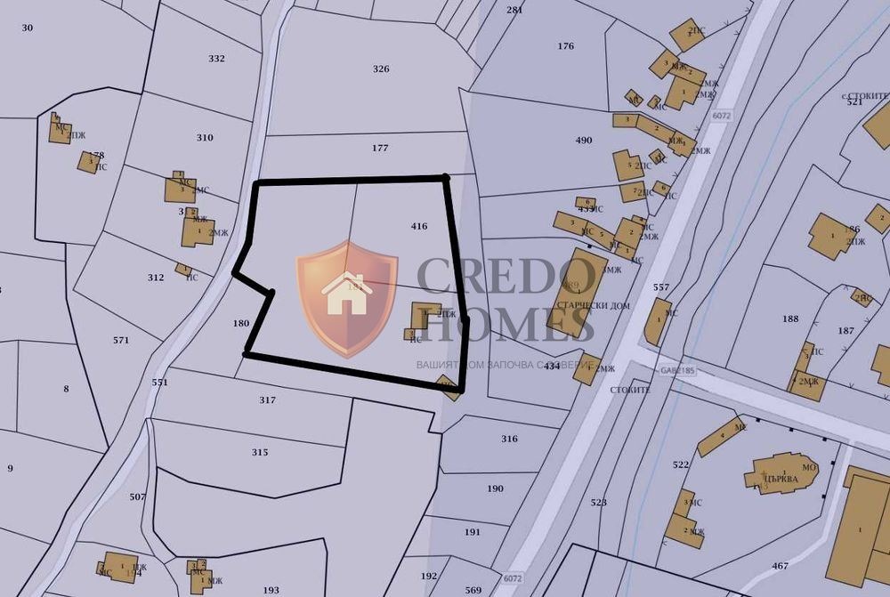 Продава ПАРЦЕЛ, с. Стоките, област Габрово