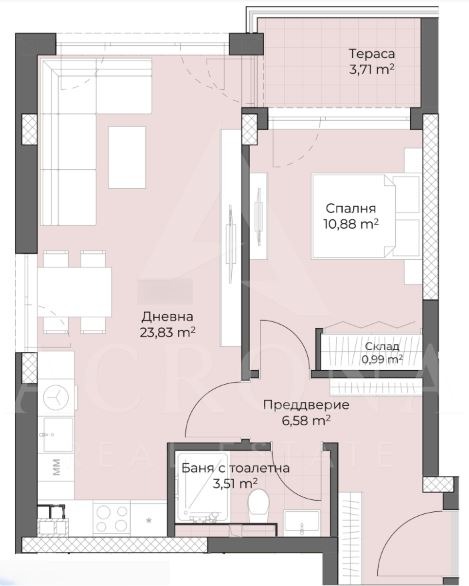 Продава 2-СТАЕН, гр. Пловдив, Беломорски, снимка 8 - Апартаменти - 55089275