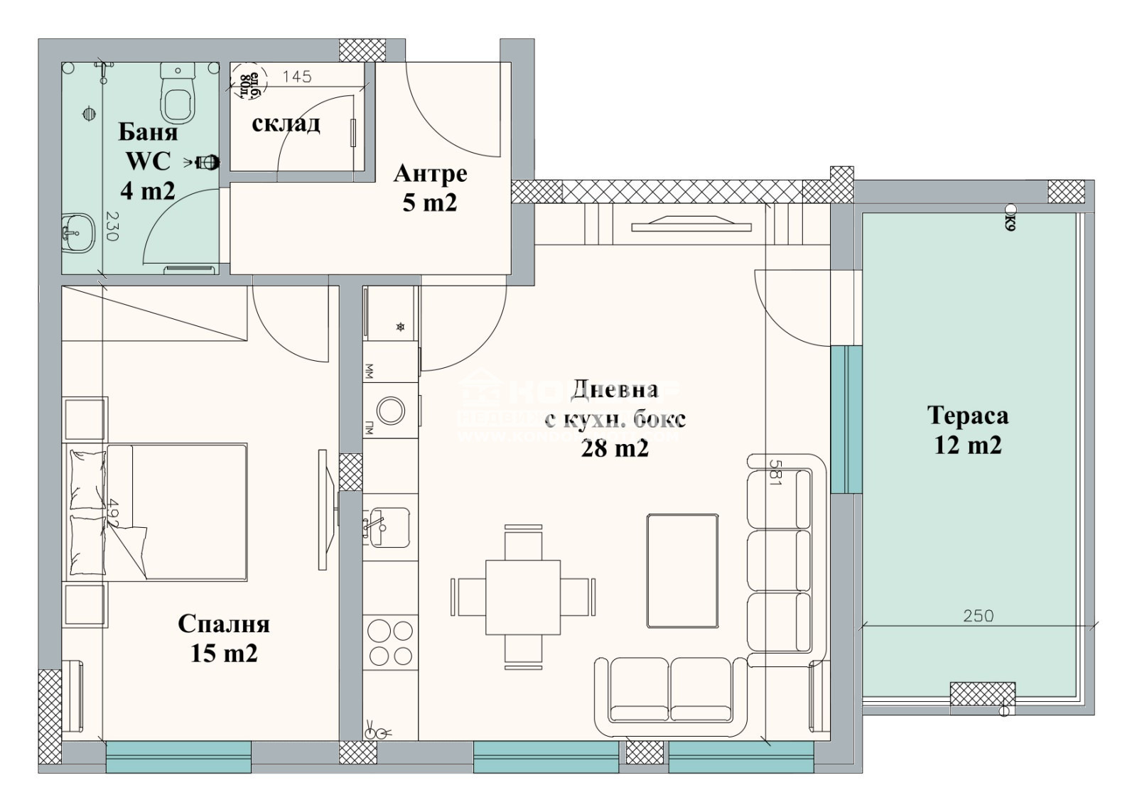 Продава 2-СТАЕН, гр. Пловдив, Остромила, снимка 2 - Апартаменти - 52465055