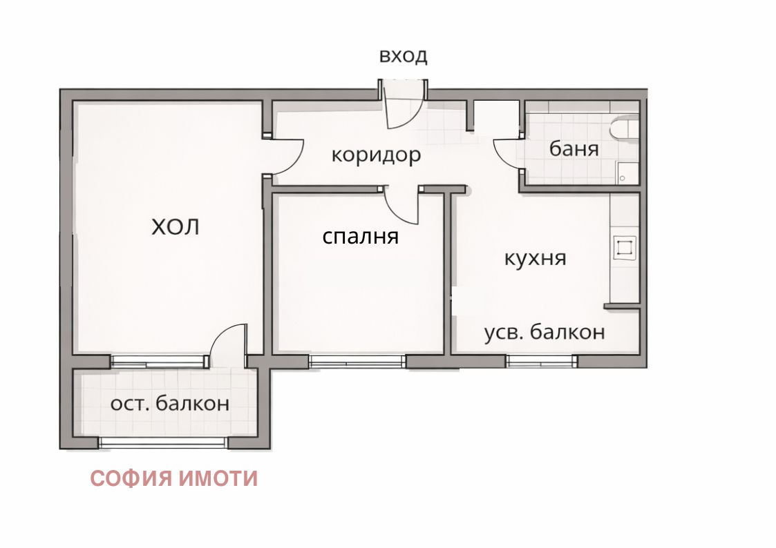Продава 2-СТАЕН, гр. София, Люлин 1, снимка 4 - Апартаменти - 53997907