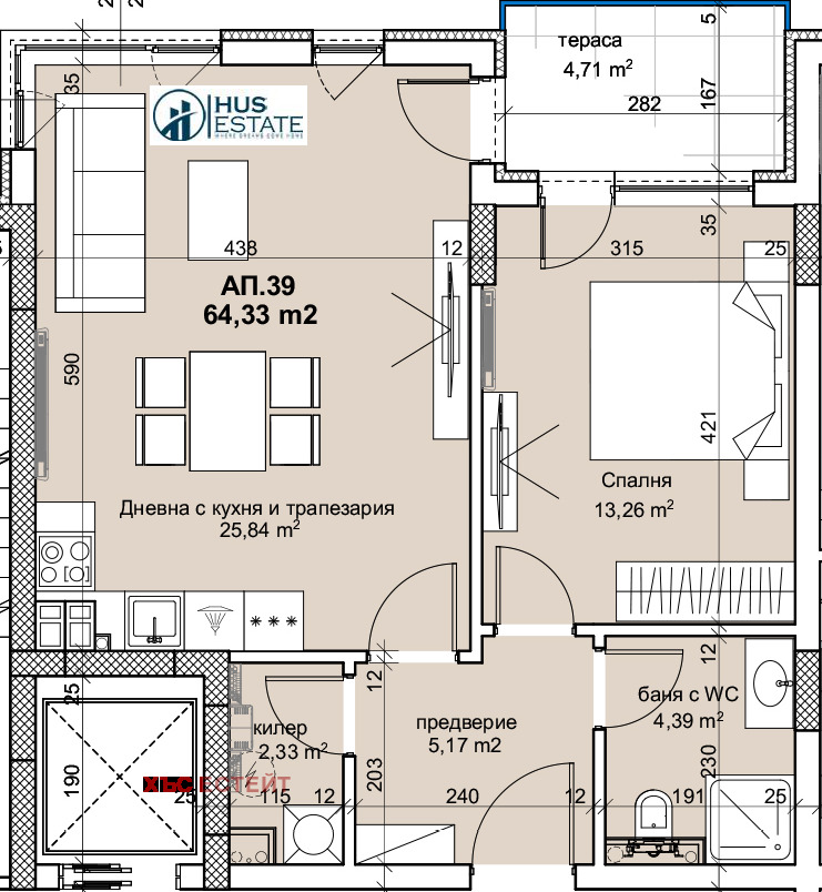 De vânzare  1 dormitor Sofia , Lozeneț , 76 mp | 31660544 - imagine [7]