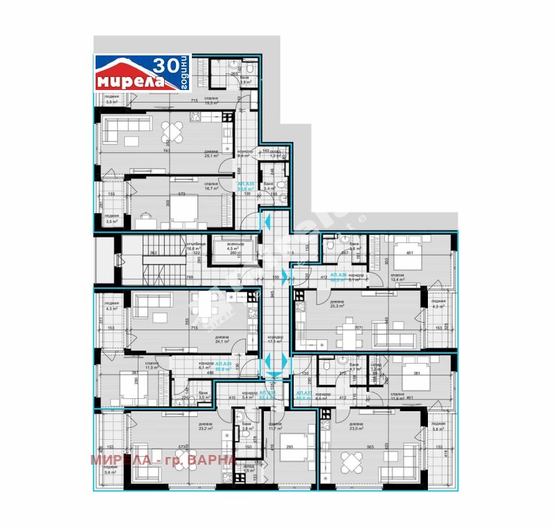 Продава  2-стаен град Варна , Аспарухово , 77 кв.м | 18279623 - изображение [2]