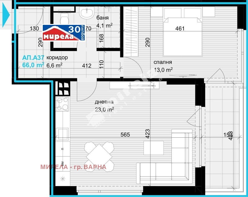Продава  2-стаен град Варна , Аспарухово , 77 кв.м | 18279623