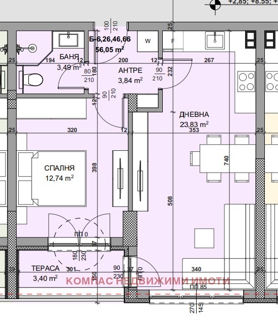 Продава  2-стаен град Варна , Владислав Варненчик 1 , 64 кв.м | 43429062 - изображение [4]