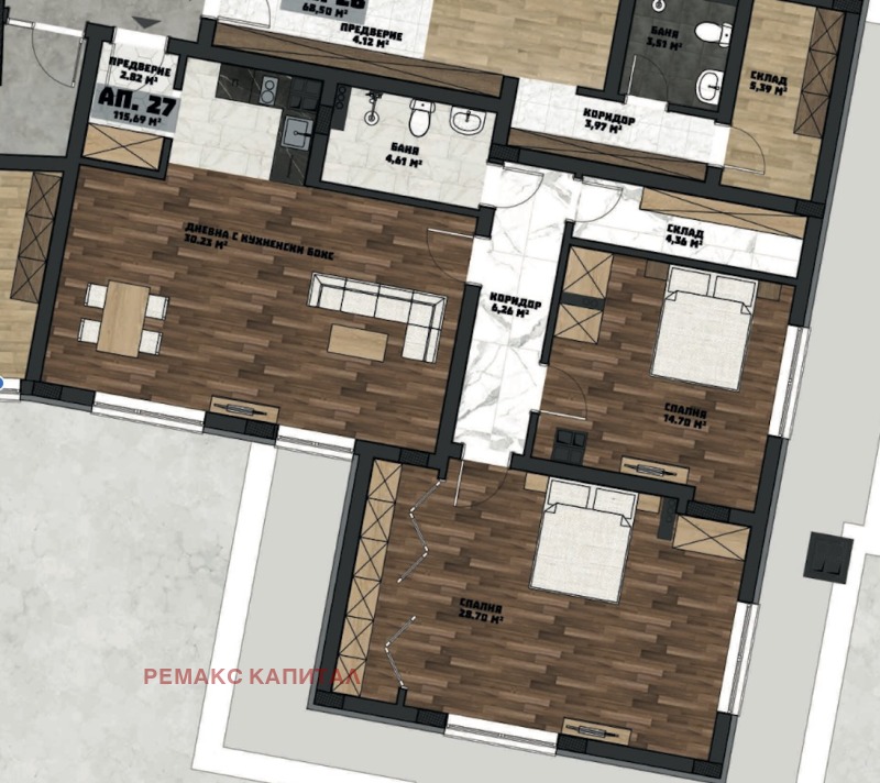Na prodej  2 ložnice Sofia , Obelja 2 , 140 m2 | 75905518 - obraz [7]