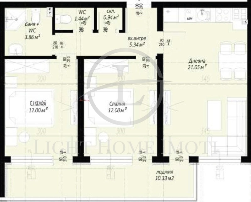 À venda  2 quartos Plovdiv , Belomorski , 91 m² | 13304938 - imagem [2]